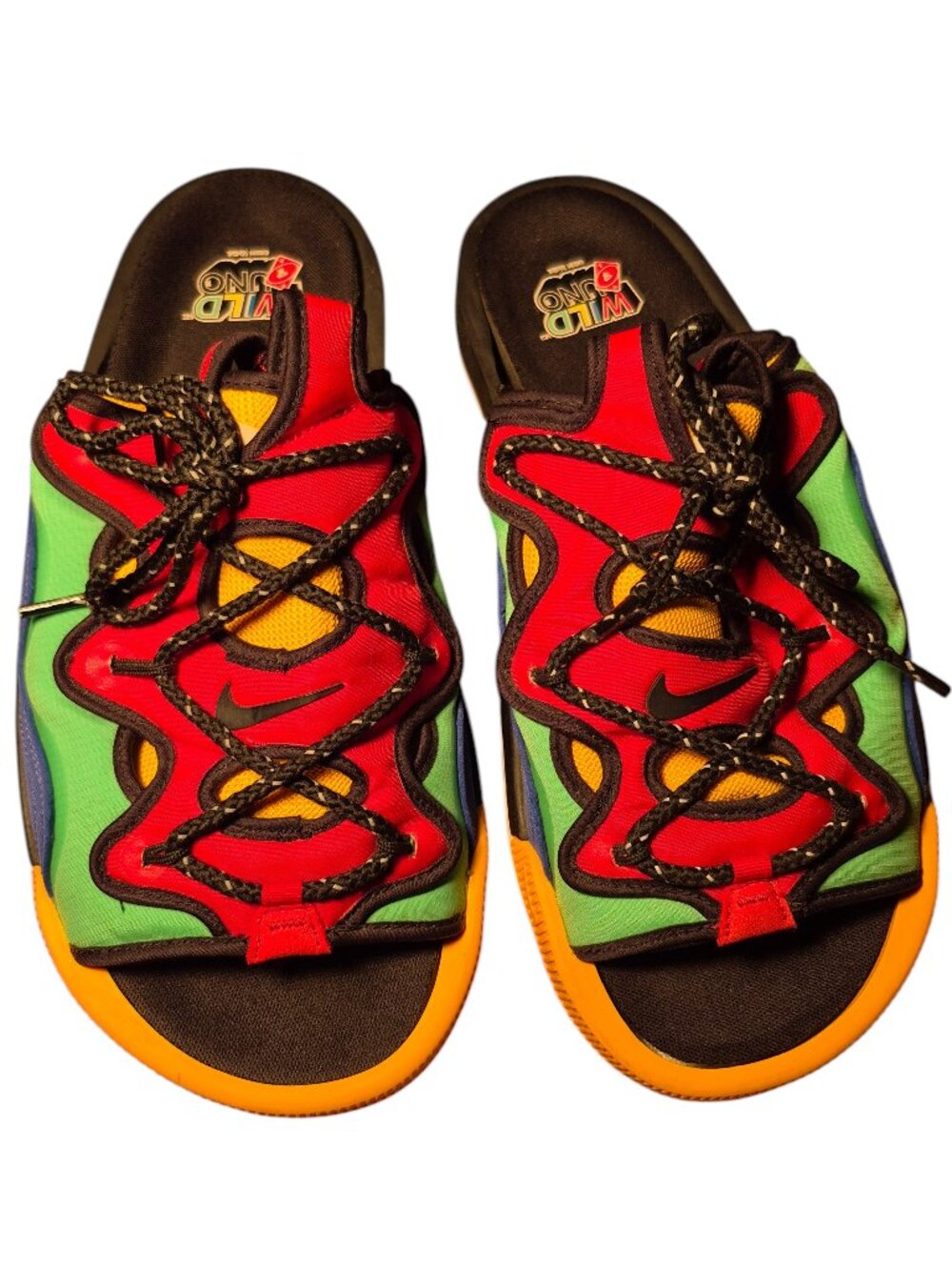 Nike Offline 2.0 UNO Wild Card Men's Multi Color Slides Size 12